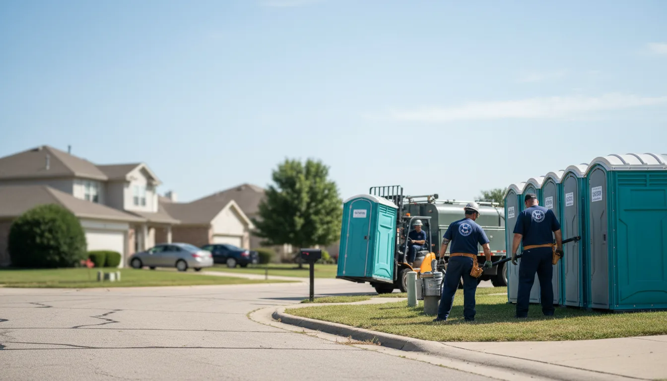 Porta Potty Rental in Broken Arrow, OK near me